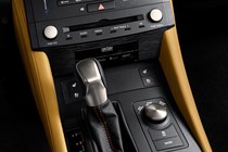 Lexus RC lower centre console drive modes