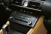 Lexus RC ventilation infotainment controls