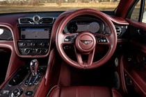 Bentley Bentayga review - steering wheel, instruments and infotainment
