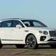 Bentley Bentayga review - front view, white