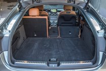 Mercedes GLC Coupe boot part fold seats