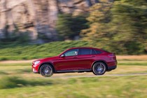 Mercedes GLC Coupe 350d side red