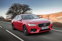 Volvo S90 D5 R-Design, red front