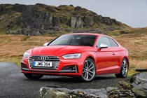 Audi's A5 is also available in sport S form and super sporty RS guise