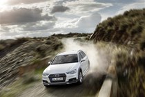 Audi A4 Allroad front driving high