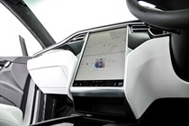 Tesla 2017 Model X interior detail