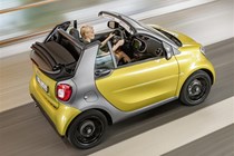 Smart ForTwo Cabrio driving roof