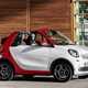 Smart ForTwo Cabrio red white front