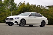 Mercedes-Benz E-Class review - front, white, AMG Line