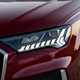 Audi SQ7 review (2022) - LED headlight detail shot