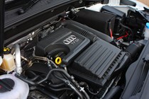 Audi 2016 Q2 SUV Engine bay