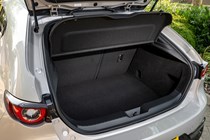 Mazda 3 (2023) review: boot, black upholstery