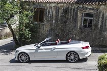C-Class cabriolet white side 
