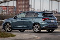 Fiat Tipo (2021) rear view, driving