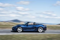 Porsche 718 Boxster side-on driving