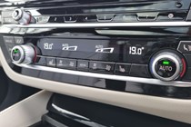 BMW 530d climate controls
