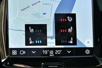 Volvo V90 long-term heated and cooled seat controls