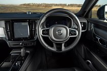 Volvo V90 review, interior, steering wheel