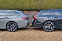 Volvo V90 long-term static rear with 530d