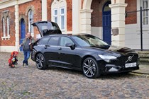 Volvo V90 long-term static front with writer