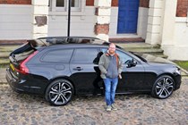 Volvo V90 long-term static profile with writer