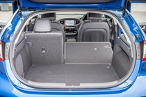 Hyundai Ioniq boot part-fold seats