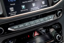 Hyundai Ioniq dash buttons