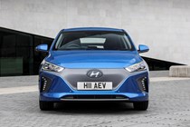 Hyundai Ioniq electric blue front