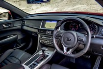 Kia 2016 Optima Sportswagen GT Interior detail
