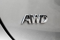 Infiniti QX30 rear AWD badge