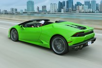 Lamborghini Huracan Spyder Driving
