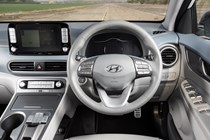 Hyundai Kona Electric interior detail