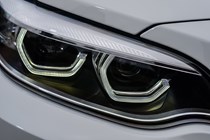 White 2017 BMW 2 Series Coupe LED daytime-running lights