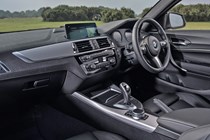 2017 BMW 2 Series Coupe dashboard from passenger side