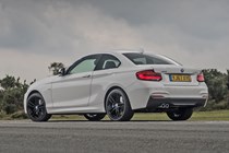White 2017 BMW 2 Series Coupe rear three-quarter