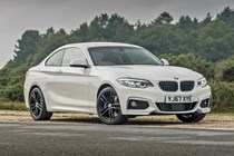 White 2017 BMW 2 Series Coupe front three-quarter