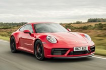 2022 Porsche 911 GTS front driving
