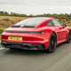 Porsche 911 GTS driving/action