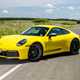 Porsche 911 review (992) - Carrera T, yellow, front