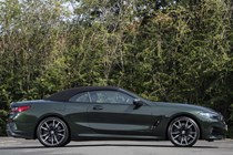 BMW 8 Series Convertible - side profile, roof up
