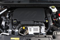Peugeot 308 Hatchback (2014-) UK rhd model. Engine bay
