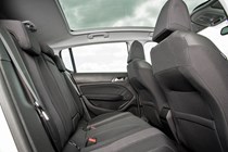 Peugeot 308 rear seats 2017