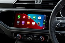 Audi Q3 review (2022) Apple CarPlay