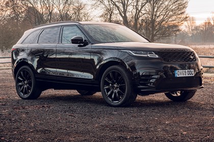 Range Rover Velar front three-quarter view