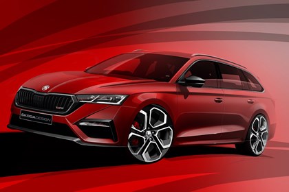 2020 Skoda Octavia vRS design sketch