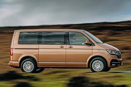 Copper 2020 Volkswagen Caravelle side elevation