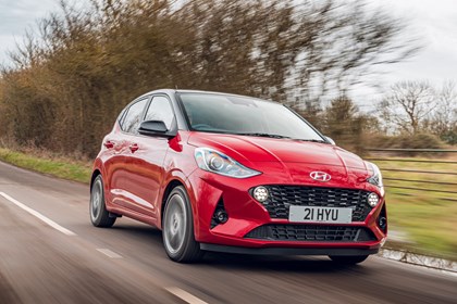 Best First Cars - 2020 Hyundai i10 front tracking