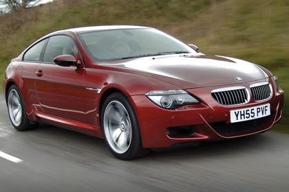 BMW M6, red, front three quarters, driving | WCPGW