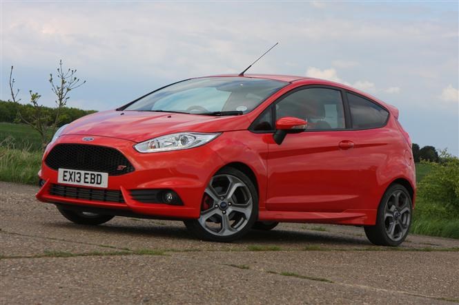 The Ford Fiesta ST.