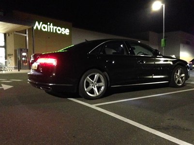 Audi A8 Spotlight On Lights Parkers